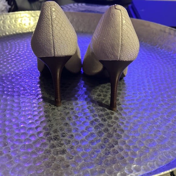 Cole Haan white snakeskin pumps - Picture 3 of 5